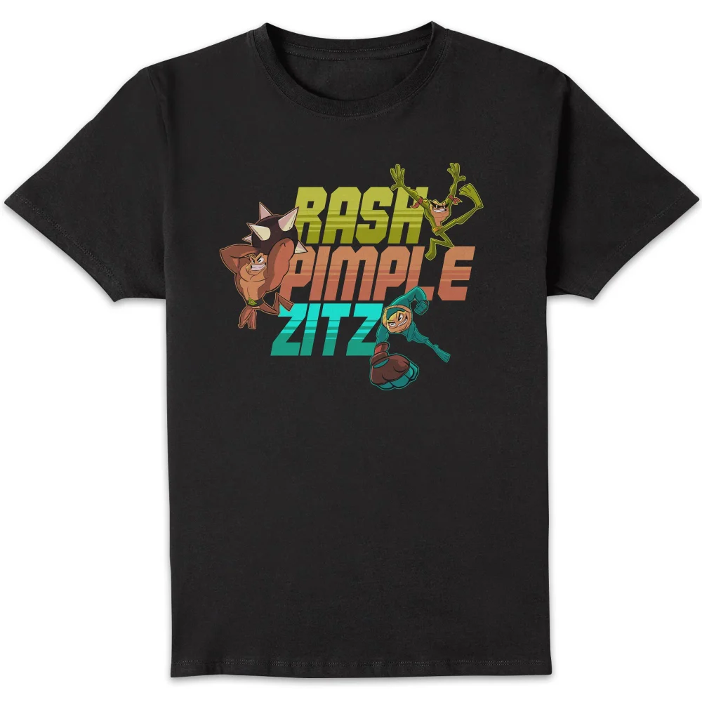 Battletoads Rash Pimple Zitz Unisex T-Shirt - Black - S Image 1