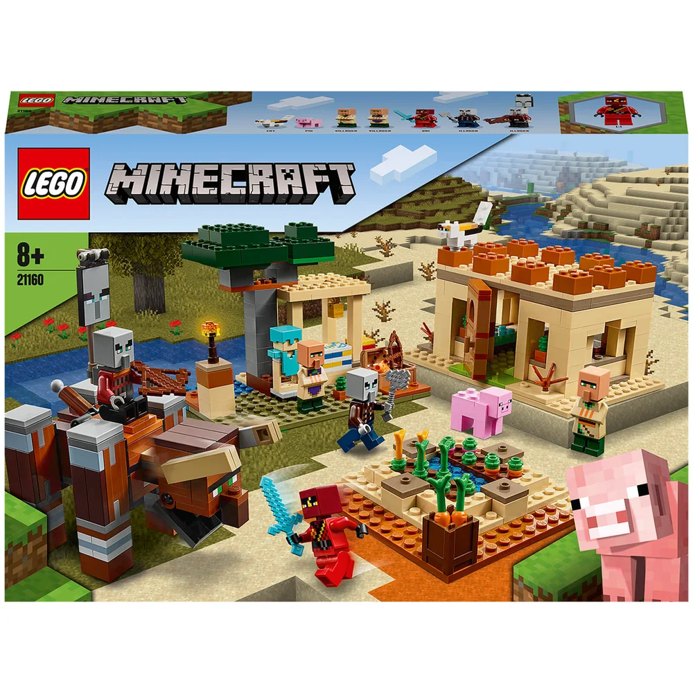 LEGO Minecraft: L’Attaque des Illageois, Jeu de Construction, avec Accessoire Épée(21160) Image 1