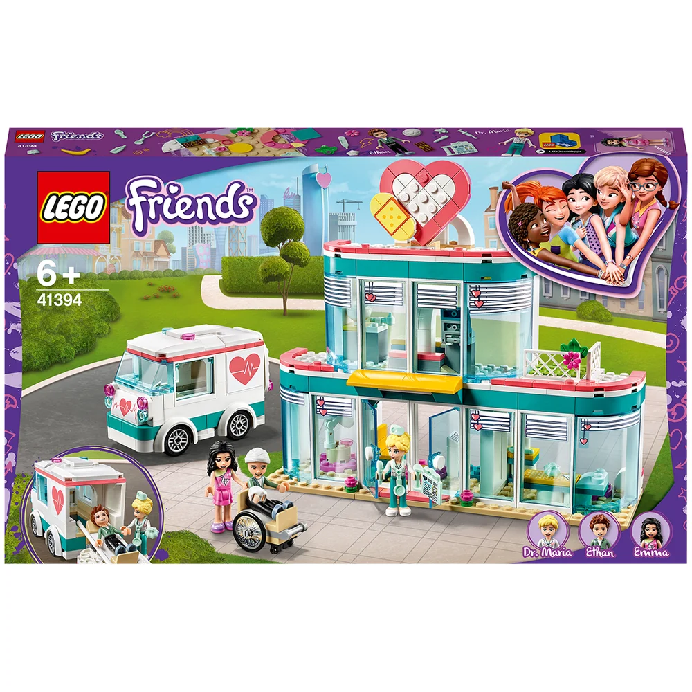 LEGO Friends: L’hôpital de Heartlake City: avec Mini Poupées et Jouet Ambulance(41394) Image 1