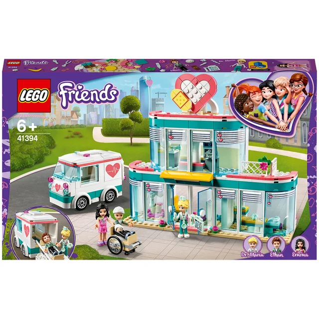 LEGO Friends: L’hôpital de Heartlake City: avec Mini Poupées et Jouet Ambulance(41394)