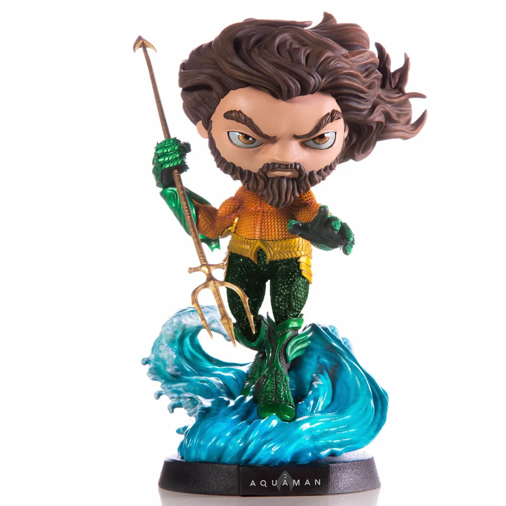 Iron Studios DC Comics Aquaman Mini Co. Figurine en PVC Deluxe Aquaman 9 cm Image 1