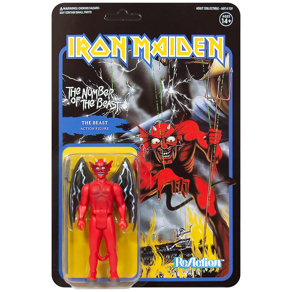 Super7 Iron Maiden Figurine articulée - Le numéro de la bête Image 1