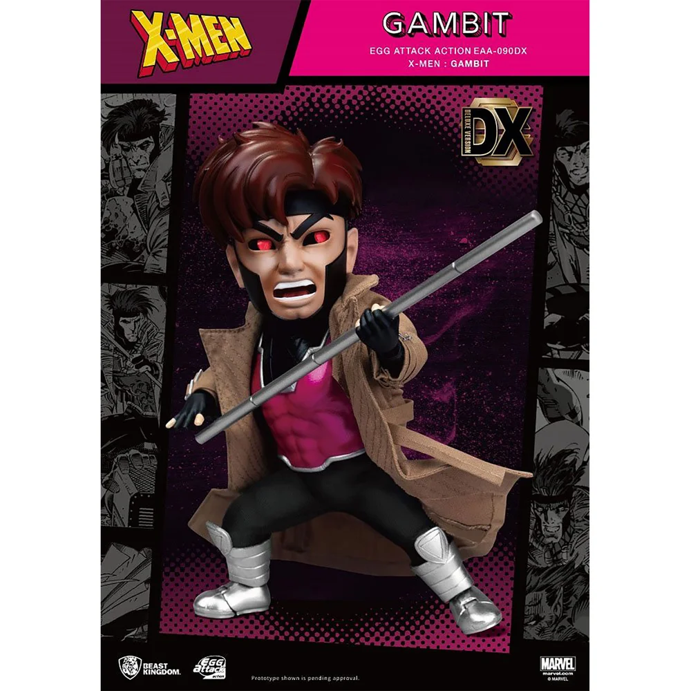 Beast Kingdom X-men Eaa-090dx Figurine articulée Deluxe Gambit PX Image 1