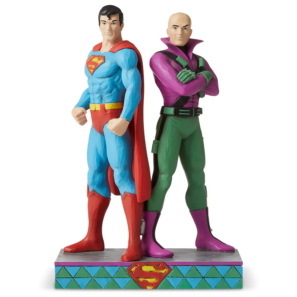 DC Comics Par Jim Shore Figurine Superman™ contre Lex Luther 21.5 cm Image 1