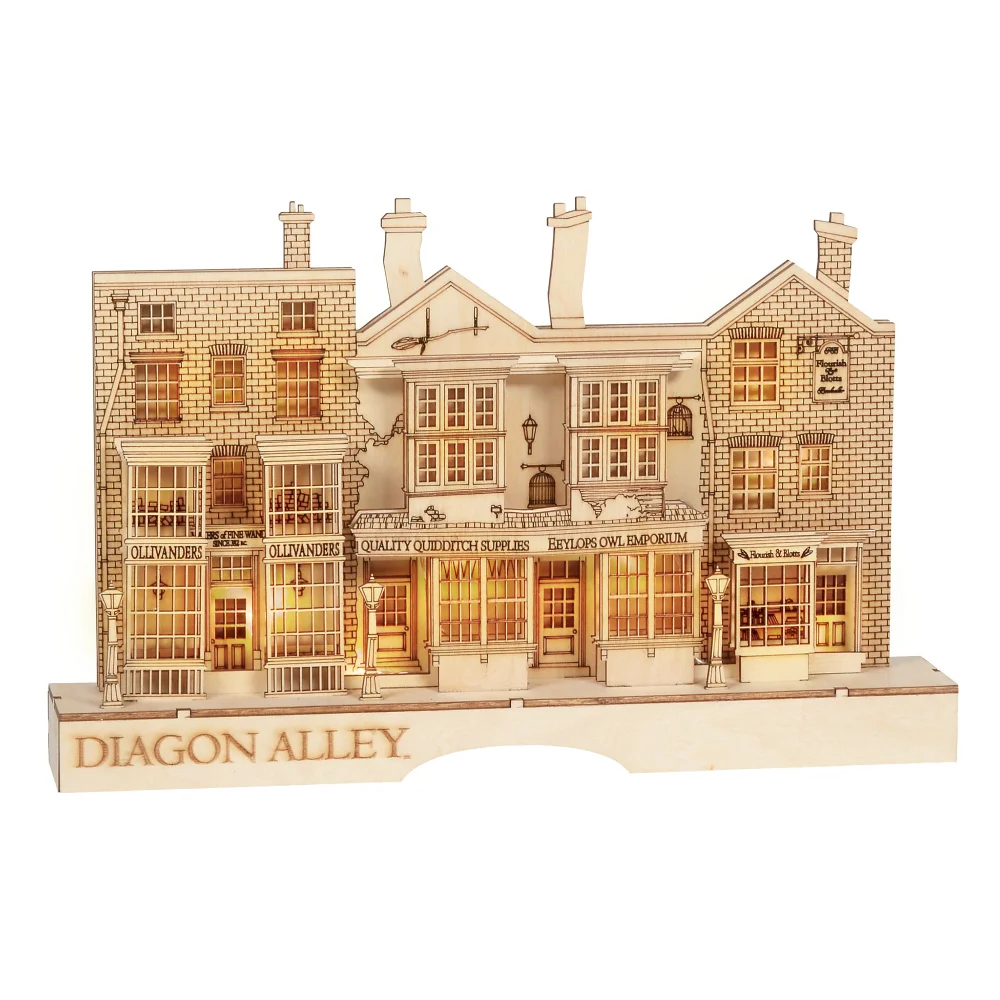 Centre de Table éclairé du village Diagon Alley Harry Potter Image 1