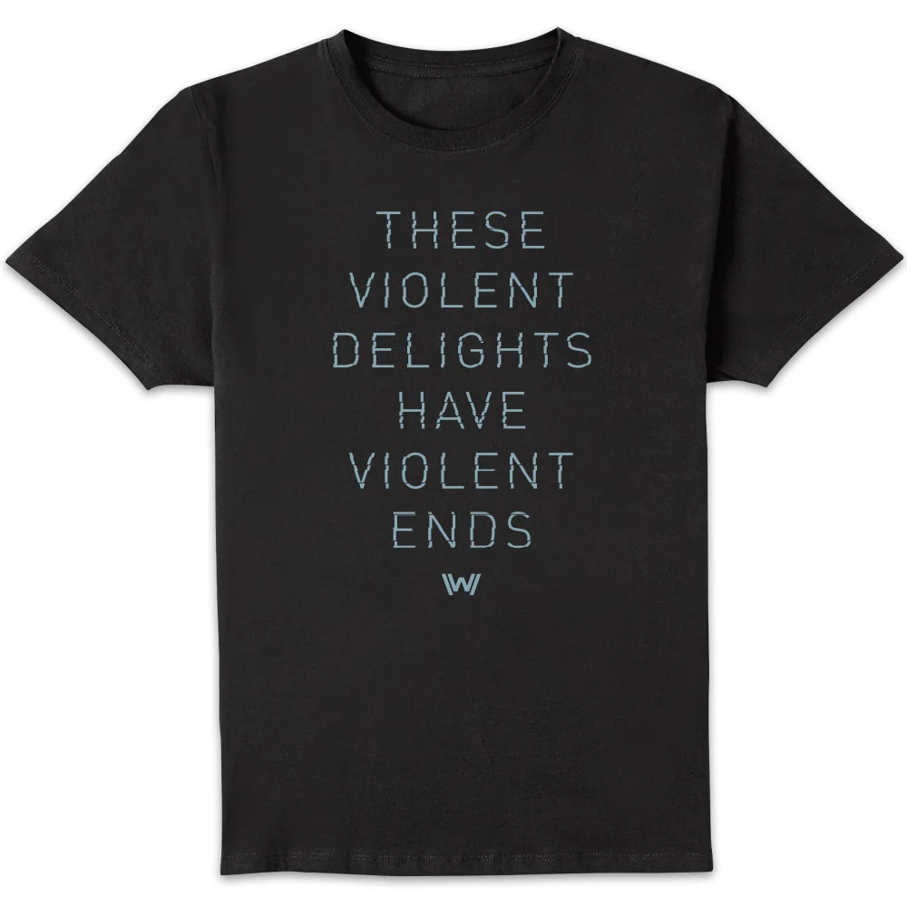 Westworld Violent Delights Men's T-Shirt - Black - S Image 1