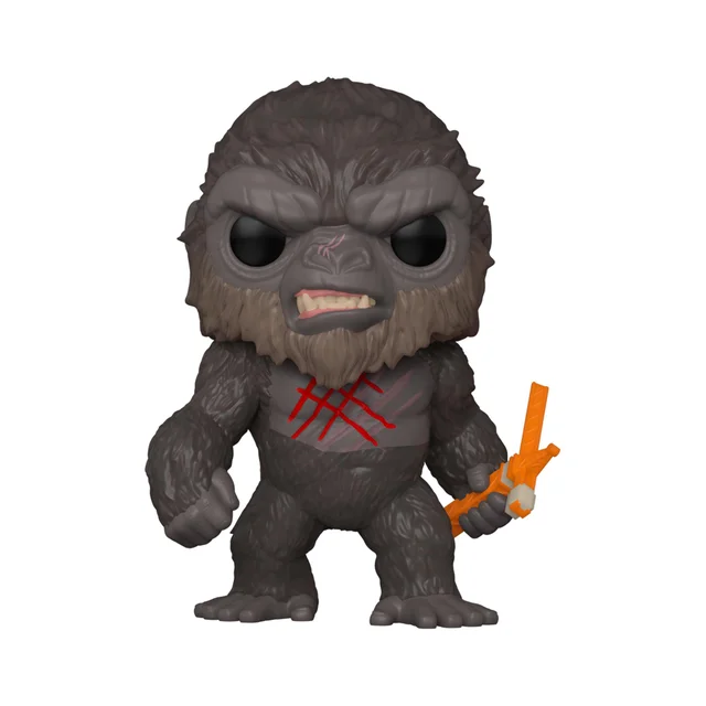 Godzilla contre Kong Kong Usé par la Guerre Pop ! Figurine en Vinyle