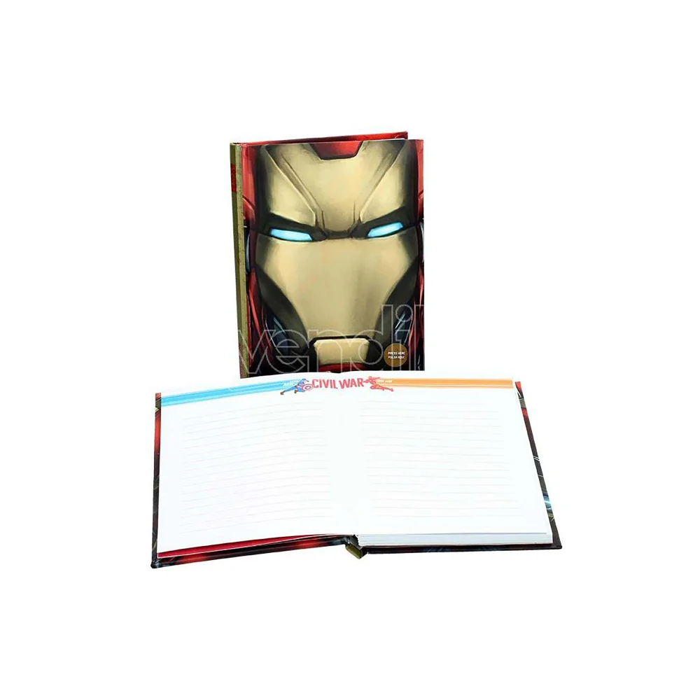 Marvel Iron Man Light Up Notebook Image 1