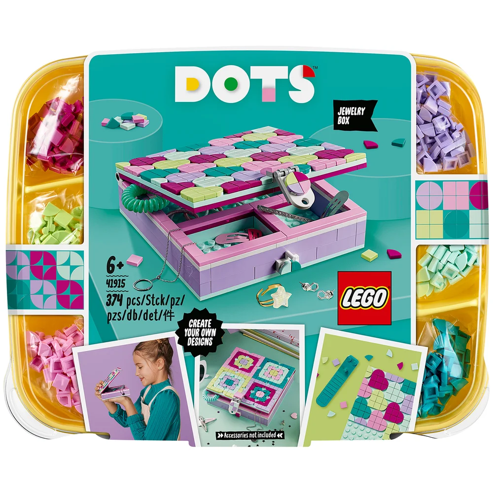 LEGO DOTS : Ensemble de Jeux de construction La Boîte à Bijoux, Loisirs Créatifs et Bricolage, Décoration pour enfants (41915) Image 1