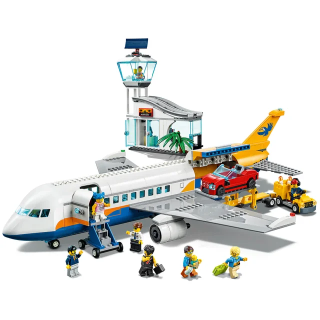LEGO City: L’avion de Passagers, Jouet de Construction Terminal et Camion pour Enfants(60262)