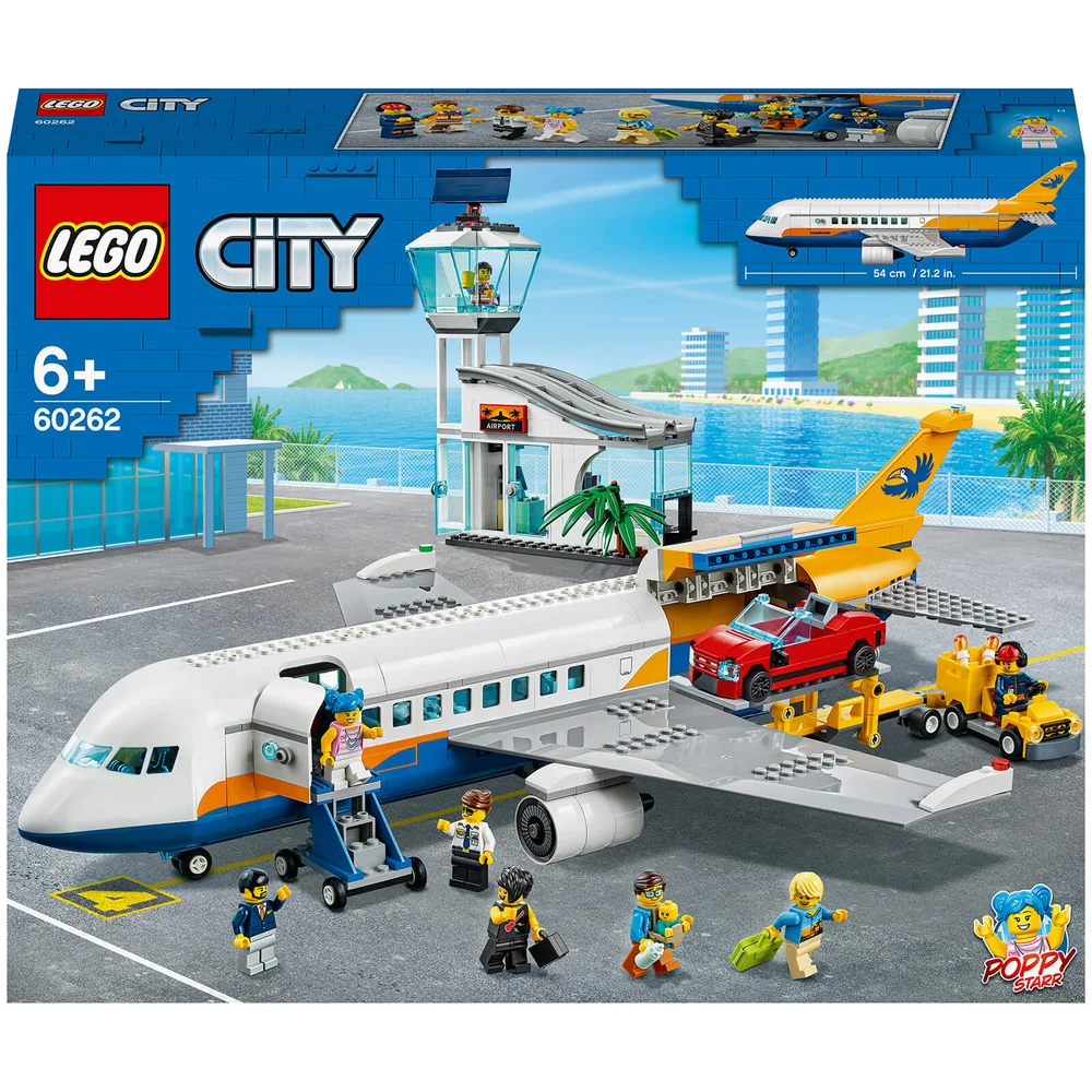 LEGO City: L’avion de Passagers, Jouet de Construction Terminal et Camion pour Enfants(60262) Image 1
