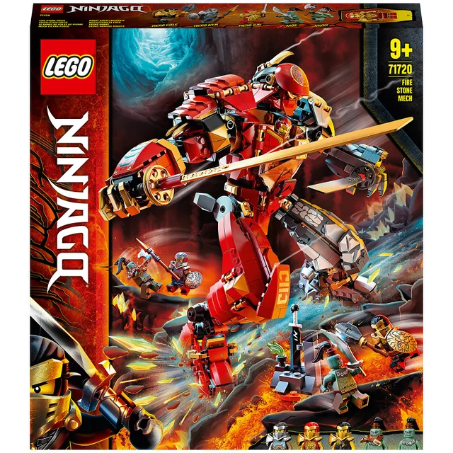 LEGO NINJAGO 71720 Le Robot de feu et de pierre
