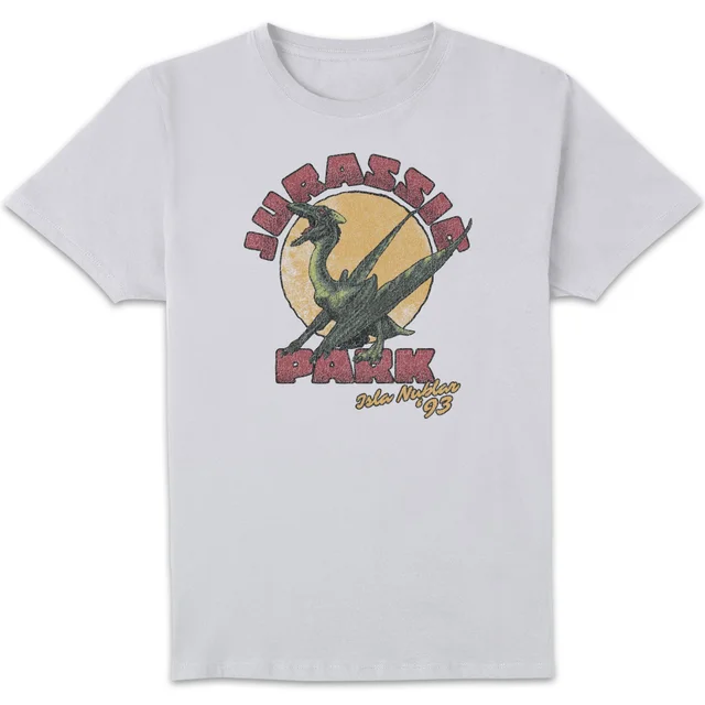T-shirt Jurassic Park Winged Threat - Blanc - Unisexe