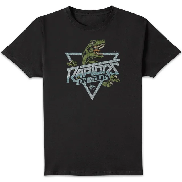 T-shirt Jurassic Park Raptors On Tour Stroke - Noir - Homme