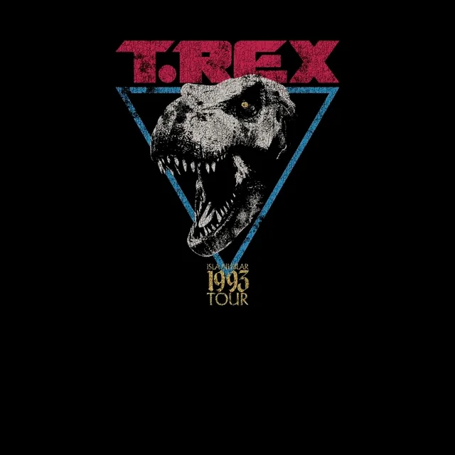 T-shirt Jurassic Park TREX - Noir - Homme