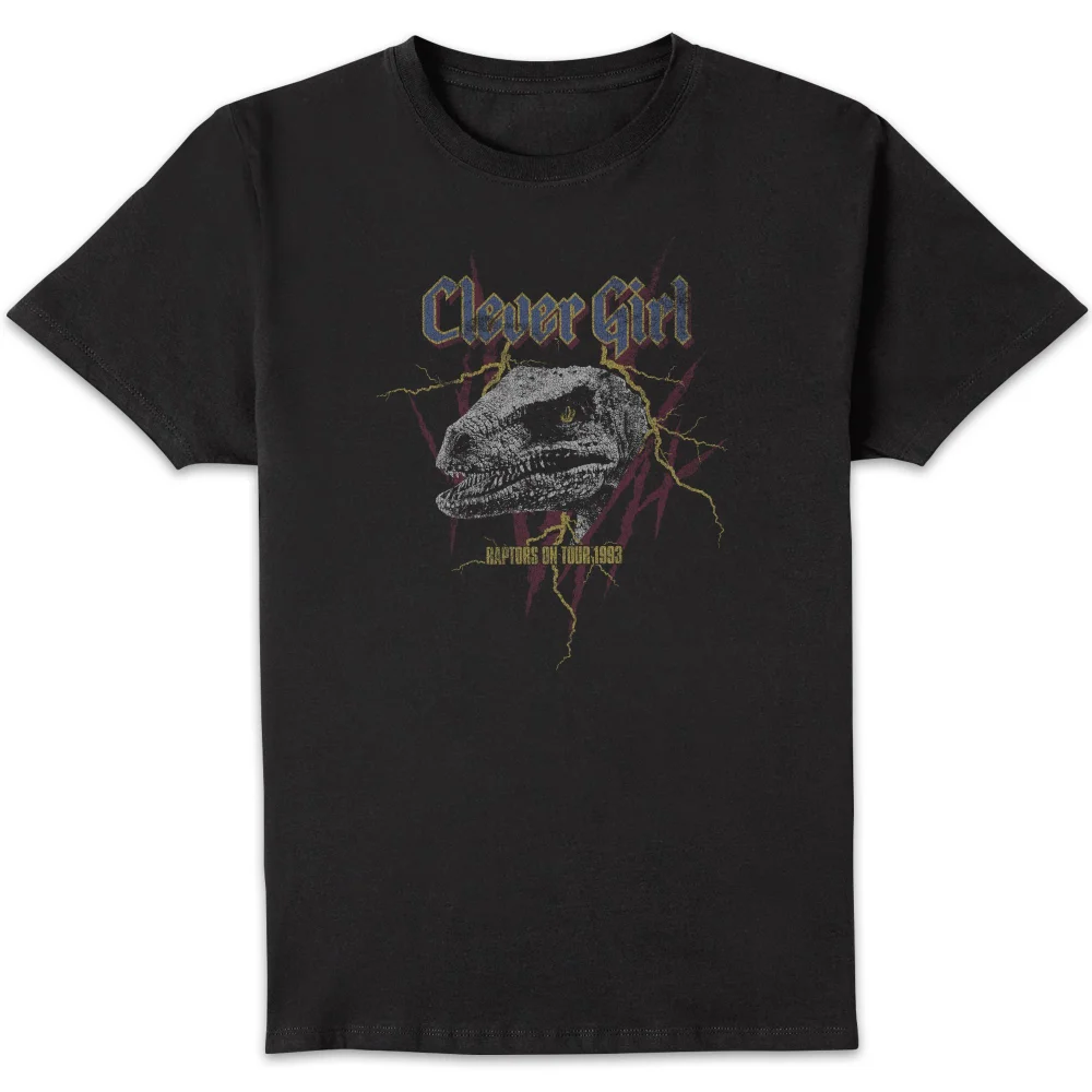 T-shirt Jurassic Park Clever Girl Raptors On Tour - Noir - Homme - S Image 1