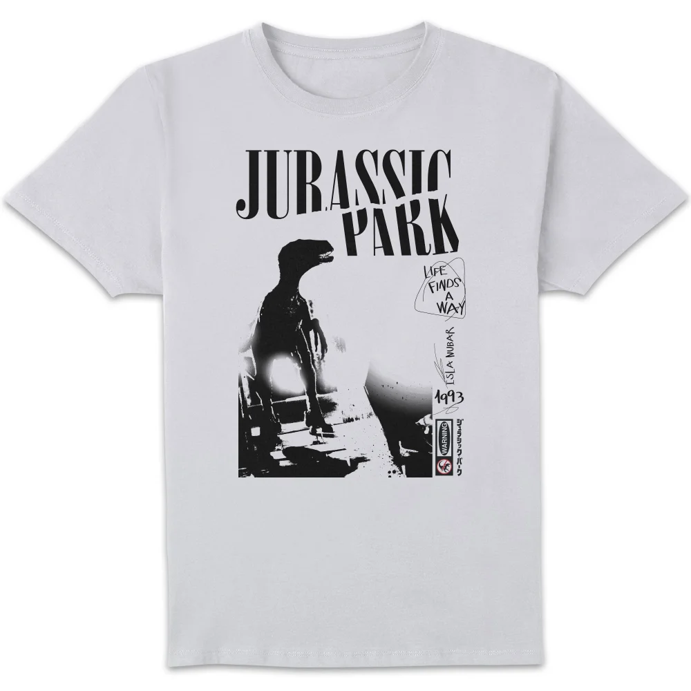 T-shirt Jurassic Park Isla Nublar Punk - Blanc - Homme - S Image 1
