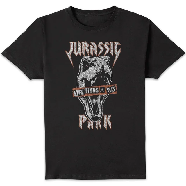 T-shirt Jurassic Park Rex Punk - Noir - Homme
