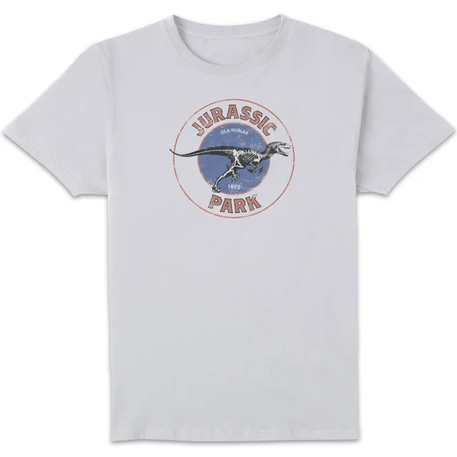 T-shirt Jurassic Park Jurassic Target - Blanc - Homme