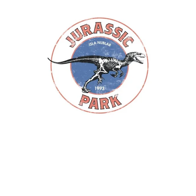 T-shirt Jurassic Park Jurassic Target - Blanc - Homme