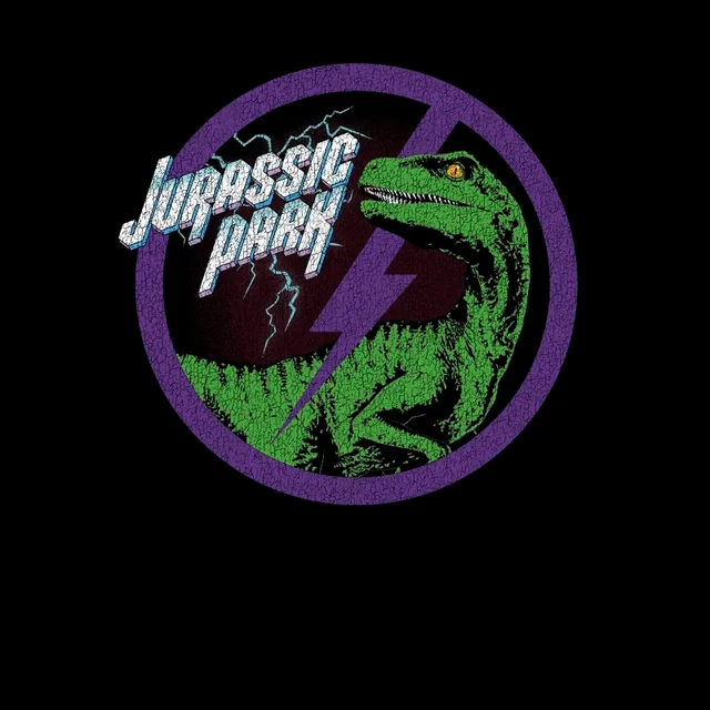 T-shirt Jurassic Park Raptor Bolt - Noir - Homme