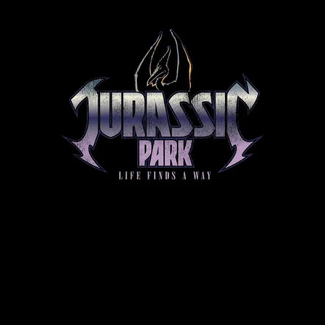 T-shirt Jurassic Park Life Finds A Way - Noir - Homme