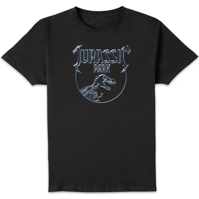 T-shirt Jurassic Park Logo Metal - Noir - Homme