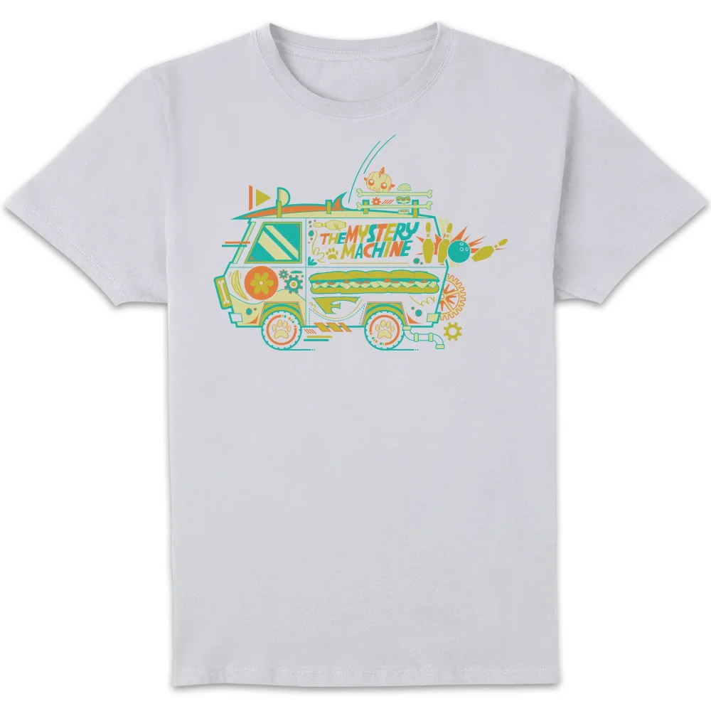 T-shirt The Mystery Machine - Blanc - Homme - S Image 1