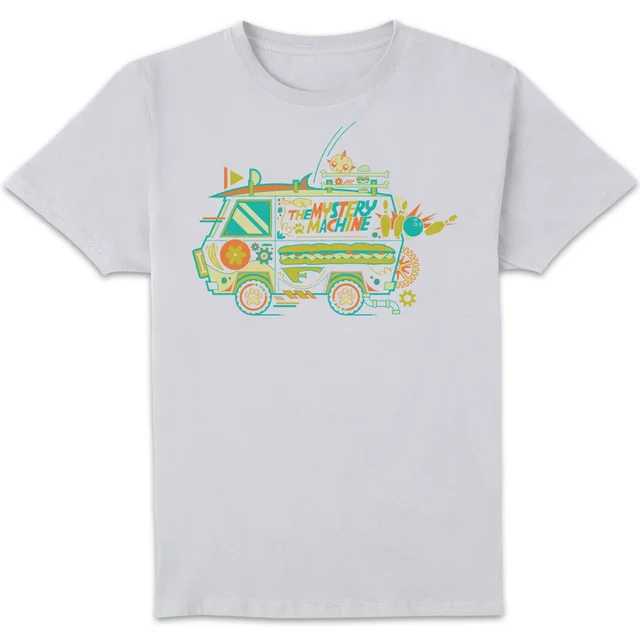 T-shirt The Mystery Machine - Blanc - Homme