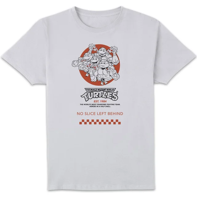 T-shirt Tortues Ninja By The Slice unisexe - Blanc