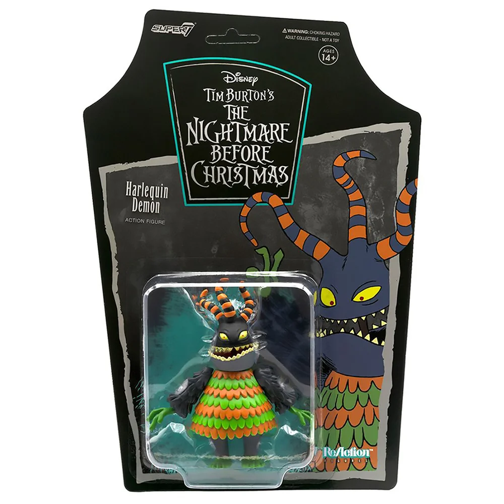 Super7 The Nightmare Before Christmas ReAction Figure - Harlequin Demon Image 1