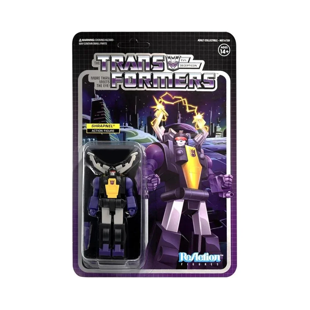 Super7 Transformers ReAction Figure - Shrapnel Image 1