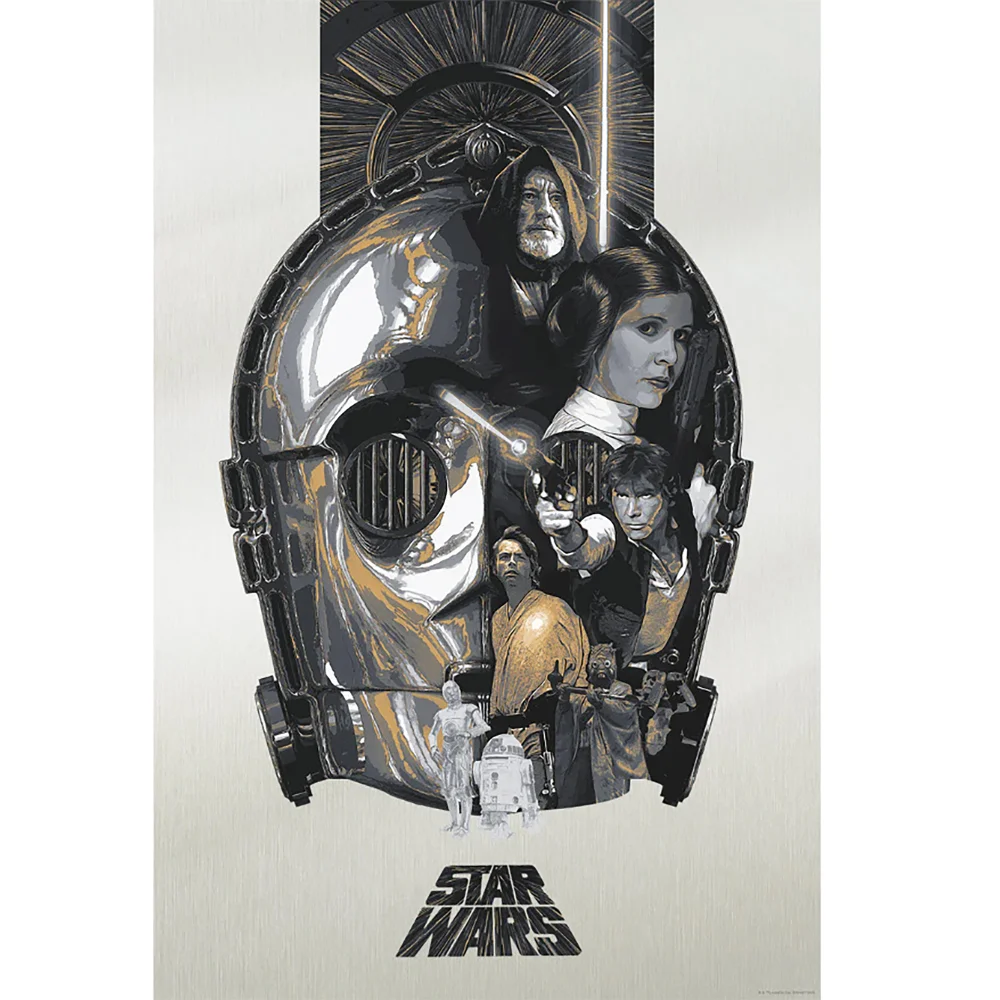 Star Wars : Un nouvel espoir, Quatrième Lithographie par Devin Schoeffler Image 1