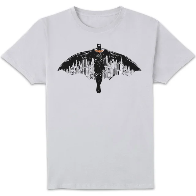 T-Shirt Batman Begins The City Belongs To Me Homme – Blanc