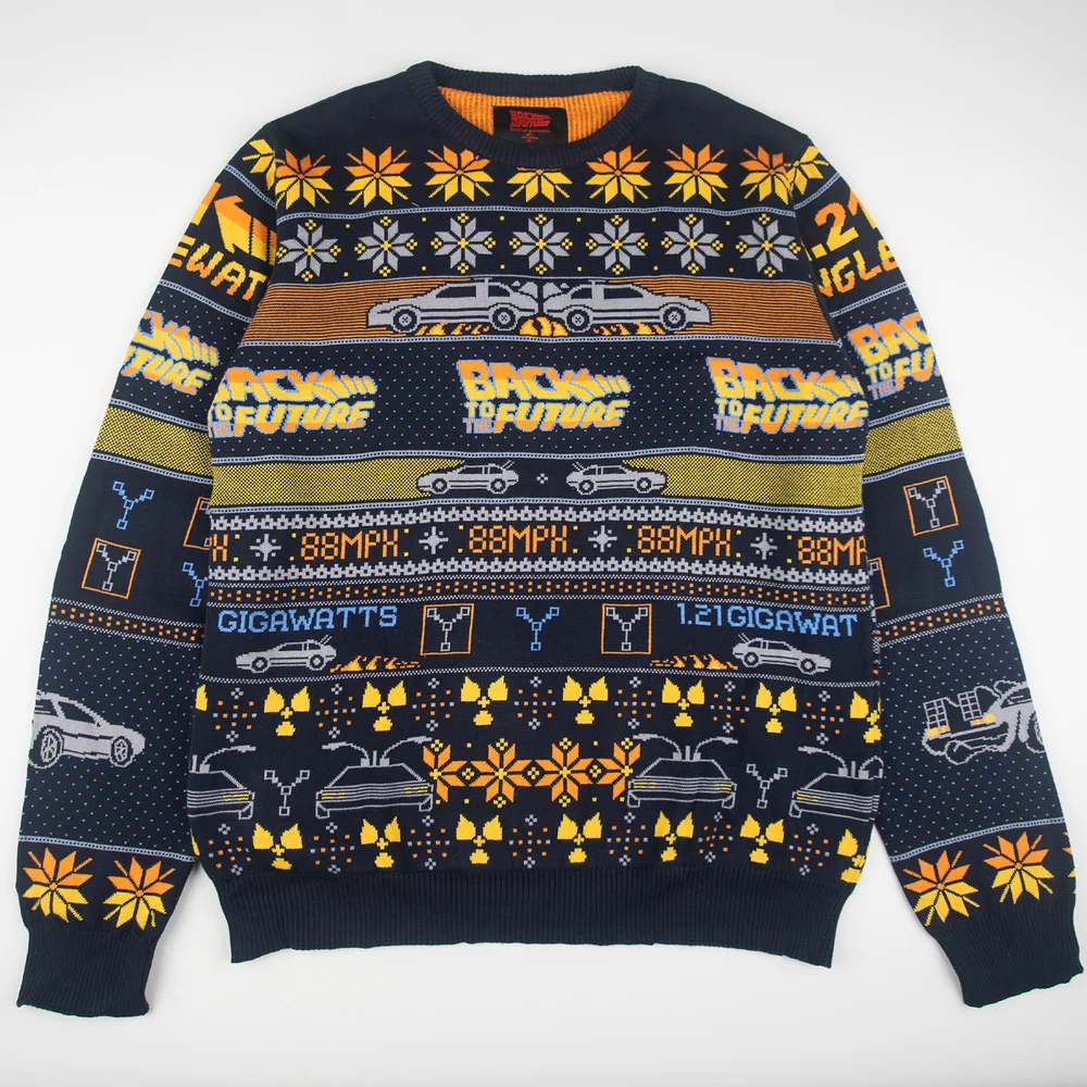Pull de Noel Retour vers le Futur Brodé - XL Image 1