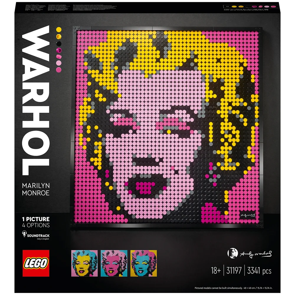 LEGO Art Ensemble de Jeux de construction Andy Warhol's Marilyn Monroe pour adultes (31197) Image 1