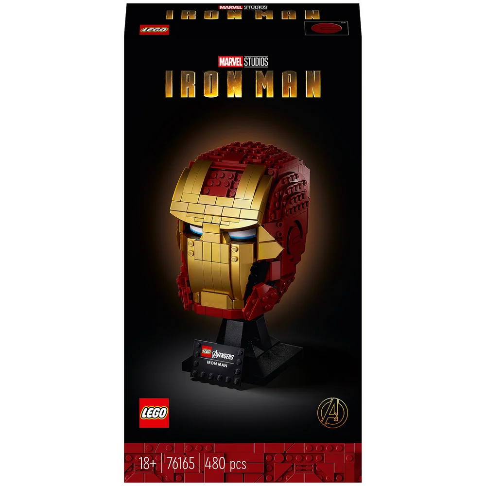 LEGO Marvel Avengers Ensemble de Jeux de construction Le Casque d'Iron Man pour adultes (76165) Image 1