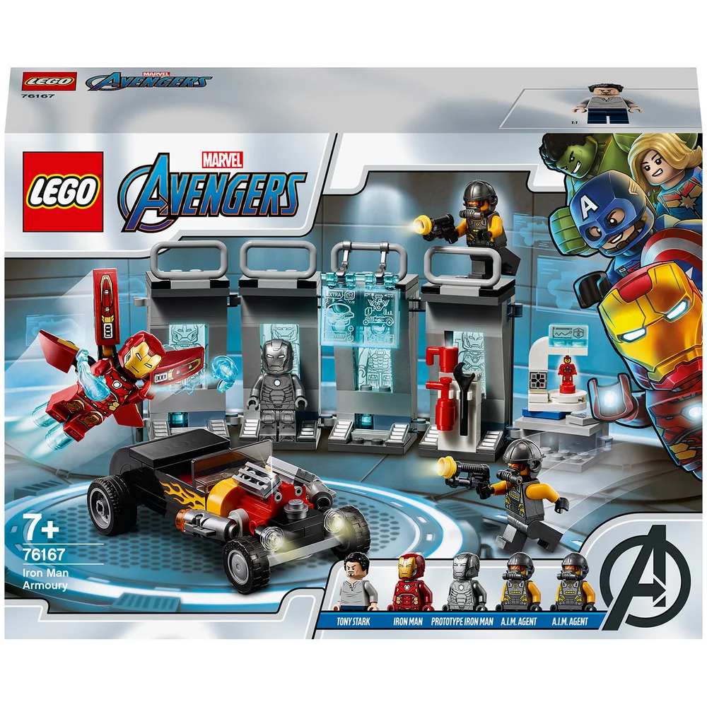LEGO Marvel Avengers Ensemble de Jeux de construction L'armurerie d'Iron Man (76167) Image 1