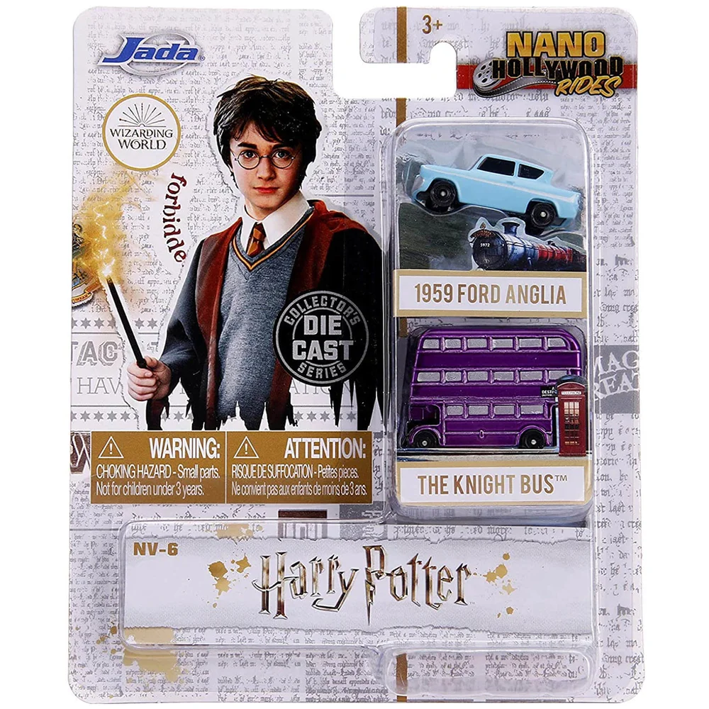 Jada Diecast Harry Potter Nano Hollywood Rides 2 Vehicle Set Image 1