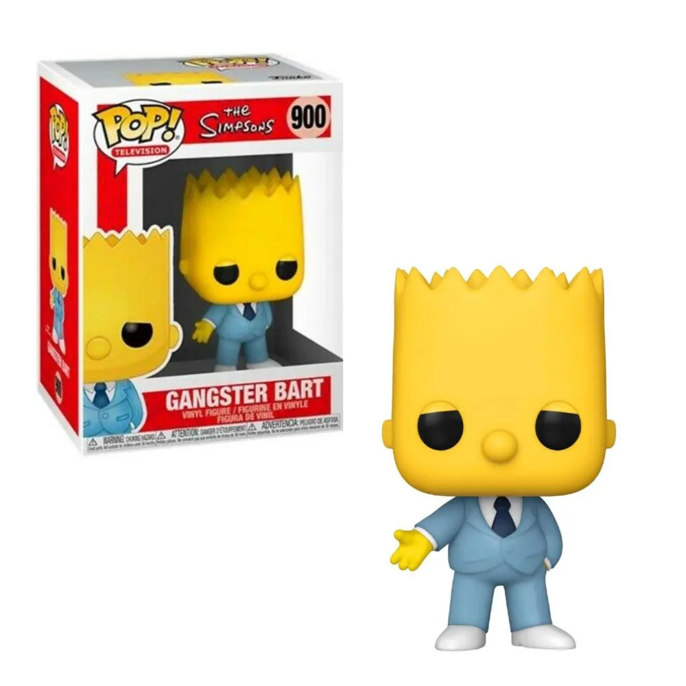Les Simpsons Mafia Bart Pop ! Figurine en Vinyle Image 1