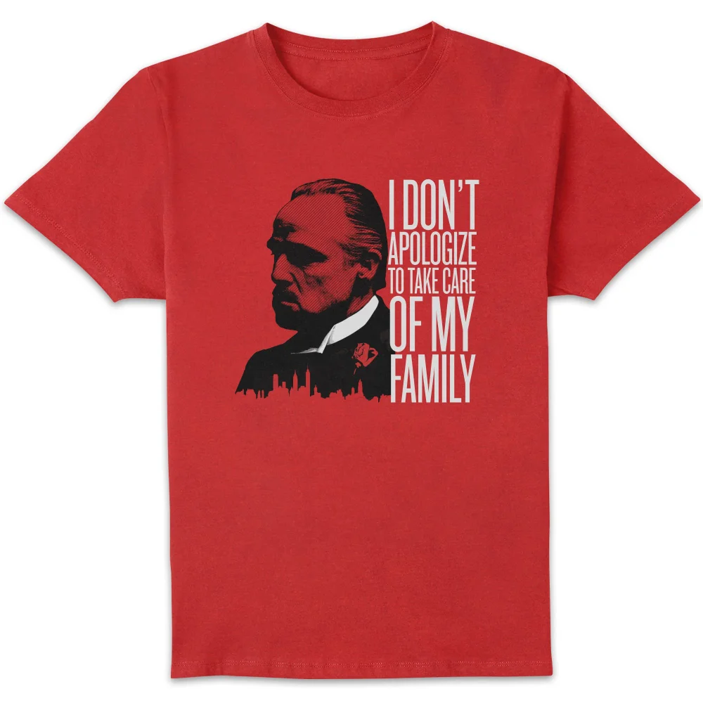 T-shirt The Godfather I Dont Apologize - Rouge - Homme - S Image 1