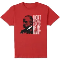 T-shirt The Godfather I Dont Apologize - Rouge - Homme