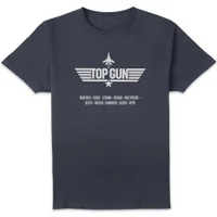 T-shirt Top Gun Codenames - Bleu Marine - Homme