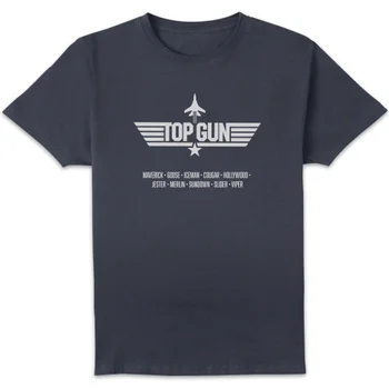 T-shirt Top Gun Codenames - Bleu Marine - Homme