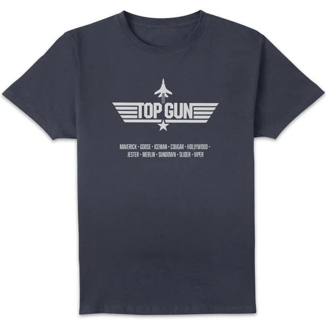 T-shirt Top Gun Codenames - Bleu Marine - Homme