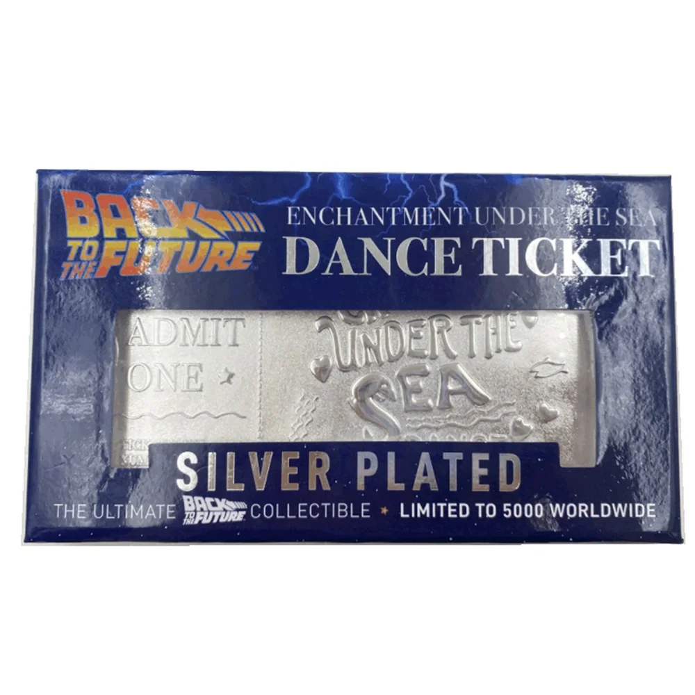 Billet de danse Enchantement sous la mer Retour vers le futur plaqué argent, Édition Limitée Image 1