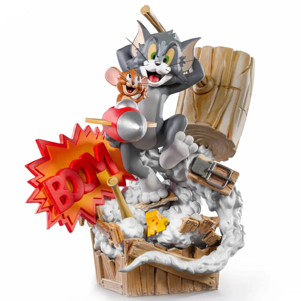 Iron Studios Tom & Jerry Statuette prime à l'échelle 1/3 Tom et Jerry 21 cm Image 1