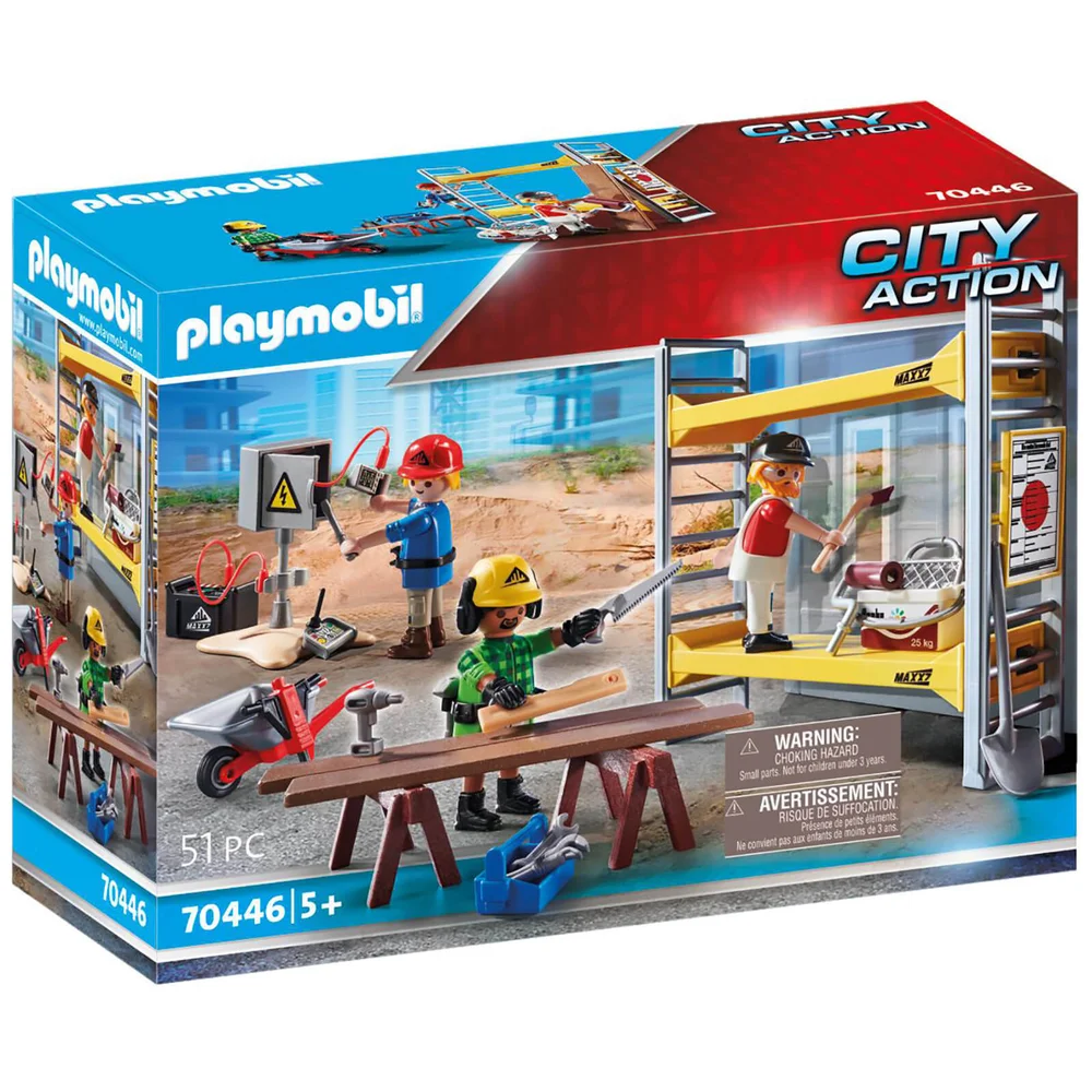Playmobil City Ouvriers avec échafaudage (70446) Image 1