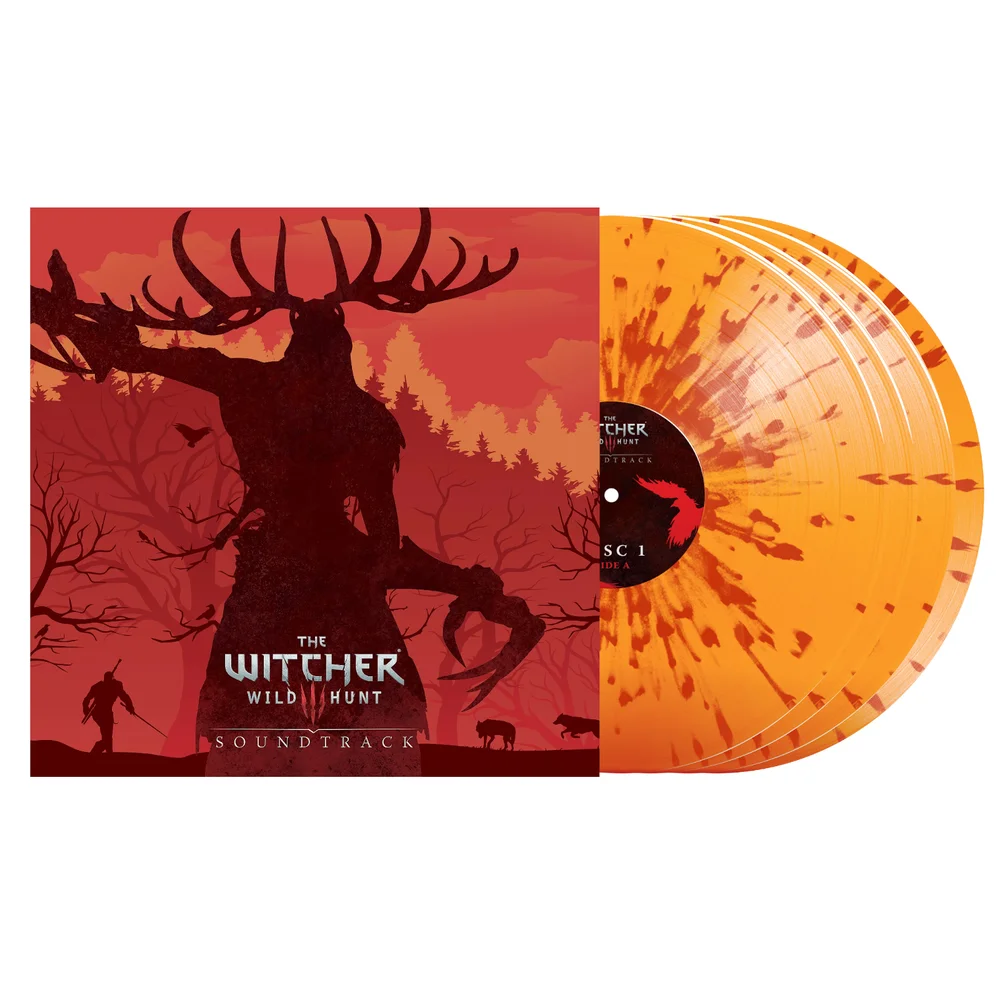 The Witcher 3 : Original Game Soundtrack Coffret 4LP couleur Exclusivité Zavvi Image 1