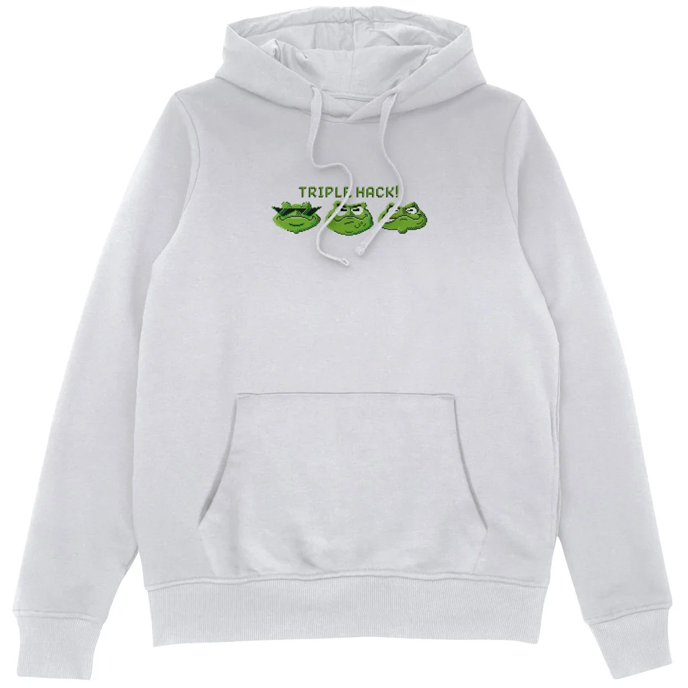 Battletoads Triple Hack! Unisex Hoodie - White - S - Blanc Image 1
